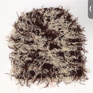 1pc unisex messy knit beanie with ins style cold hat boho